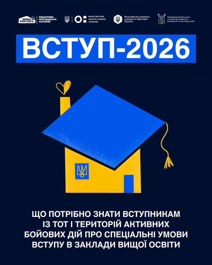 Вступна кампанія – 2026