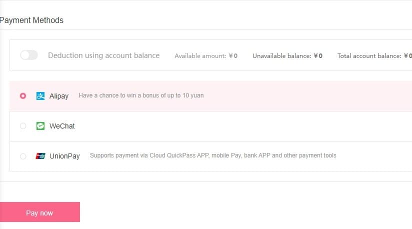 VVIC payment method reference for wholesale clothing orders