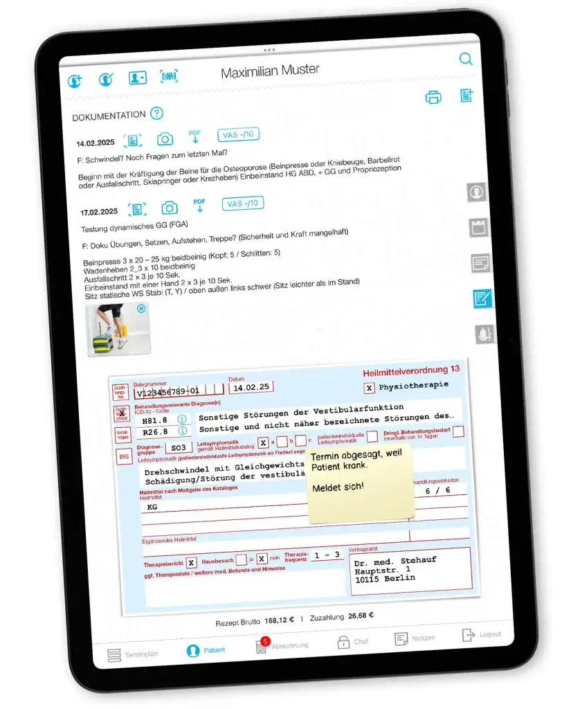 Die Patientenakte in iPrax