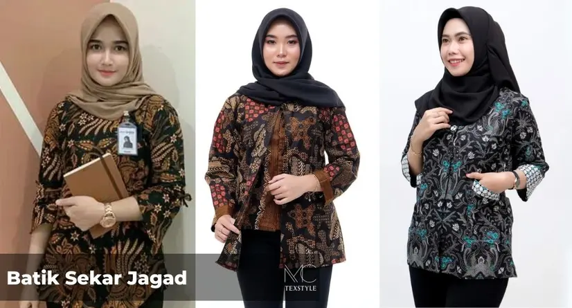Model-Model Baju Batik Kerja Kekinian