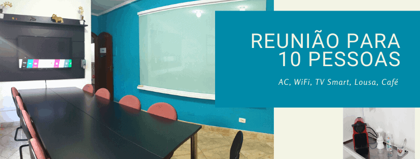 Smart Place Coworking Sala de Reunião Grande