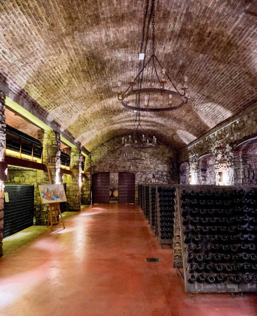 Guido Berlucchi Wine cellar franciacorta