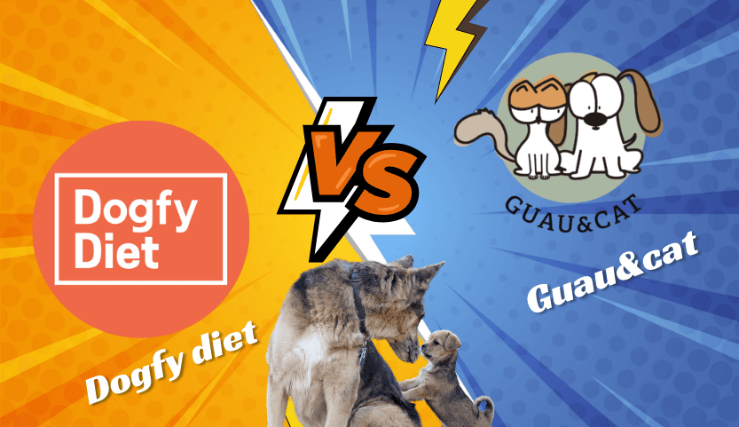 Dogfy diet vs Guau&Cat