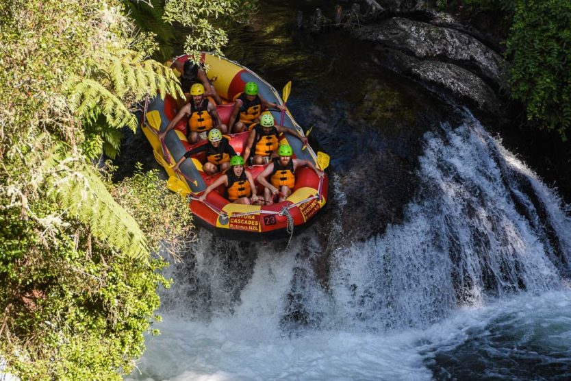 okere falls rotorua rafting with kaituna cascades