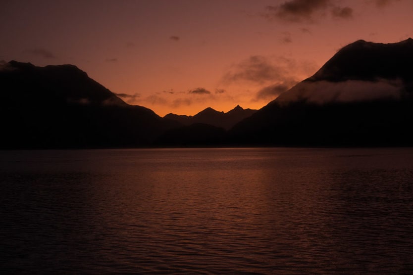 real journeys doubtful sound overnight cruise sunrise