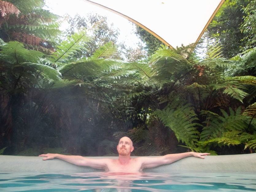 Relaxing in the franz josef glacier hot pools a peaceful new zealand spa