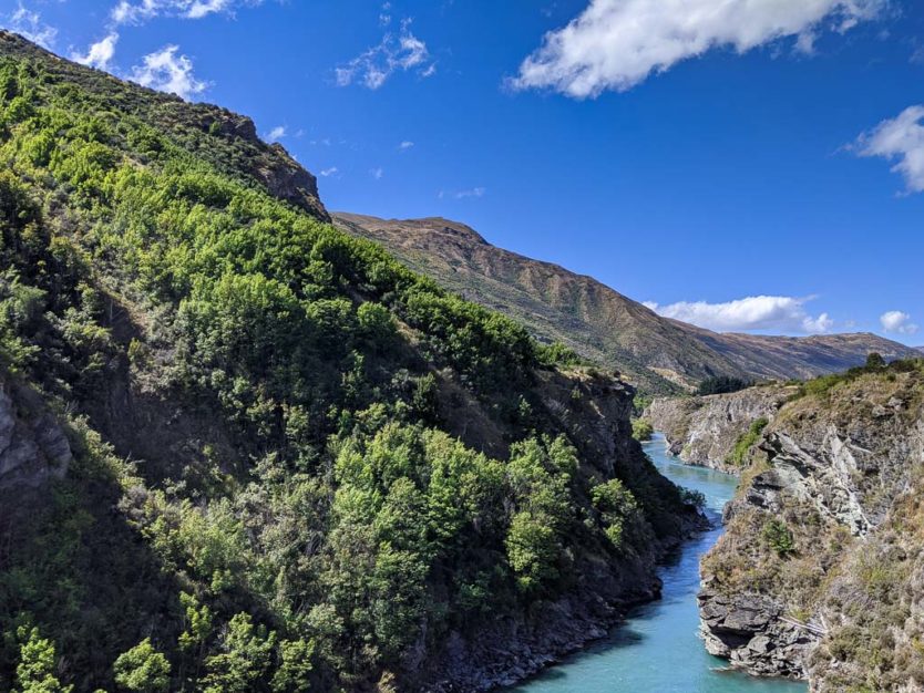 kawarau gorge near queenstown