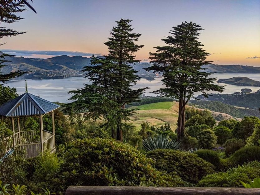 larnach castle in dunedin views of otago peninsula