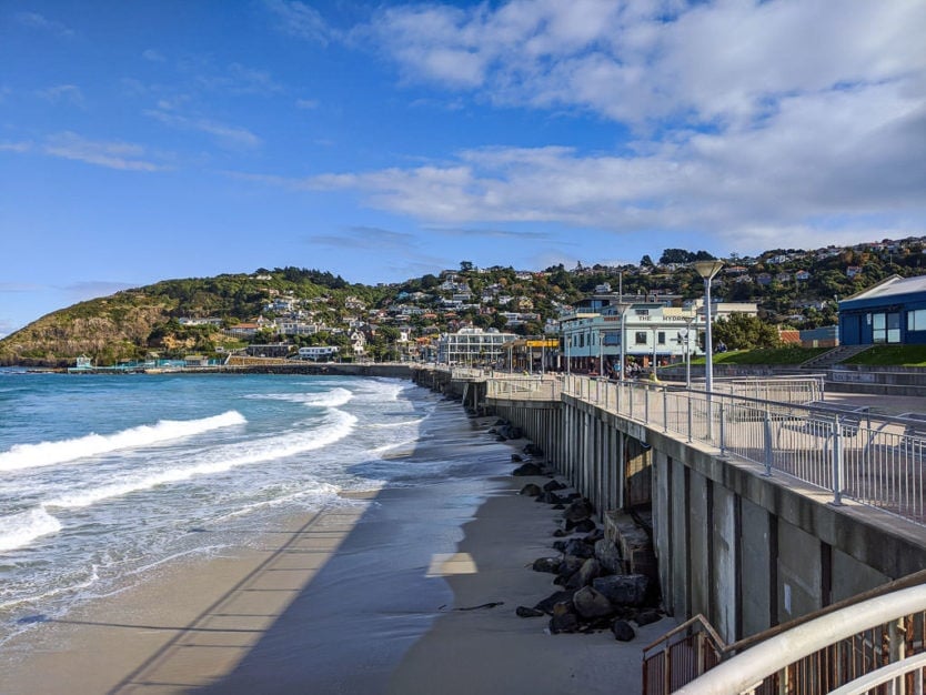 st clair beach near dunedin nz