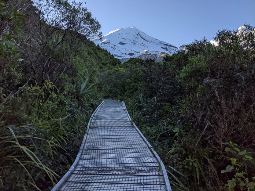 mt taranaki wilkies pools hike new plymouth nz