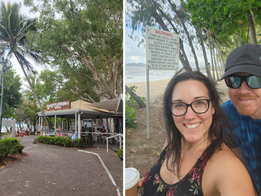 palm cove shops and walkway