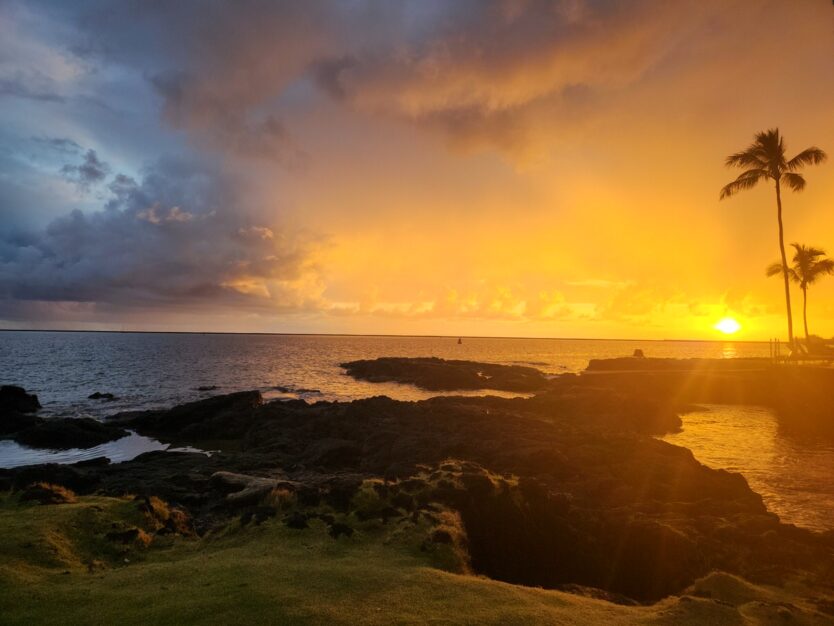 sunrise at grand naniloa hilo hotel