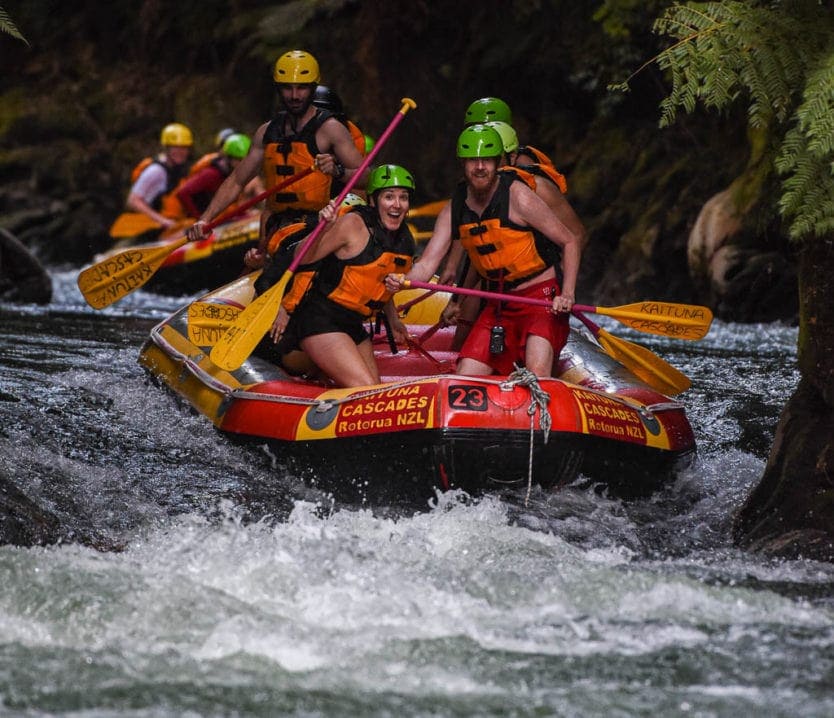 rotorua rafting adventure with kaituna cascades