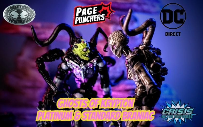 McFarlane Toys DC Direct Page Punchers Ghosts of Krypton Platinum Brainiac