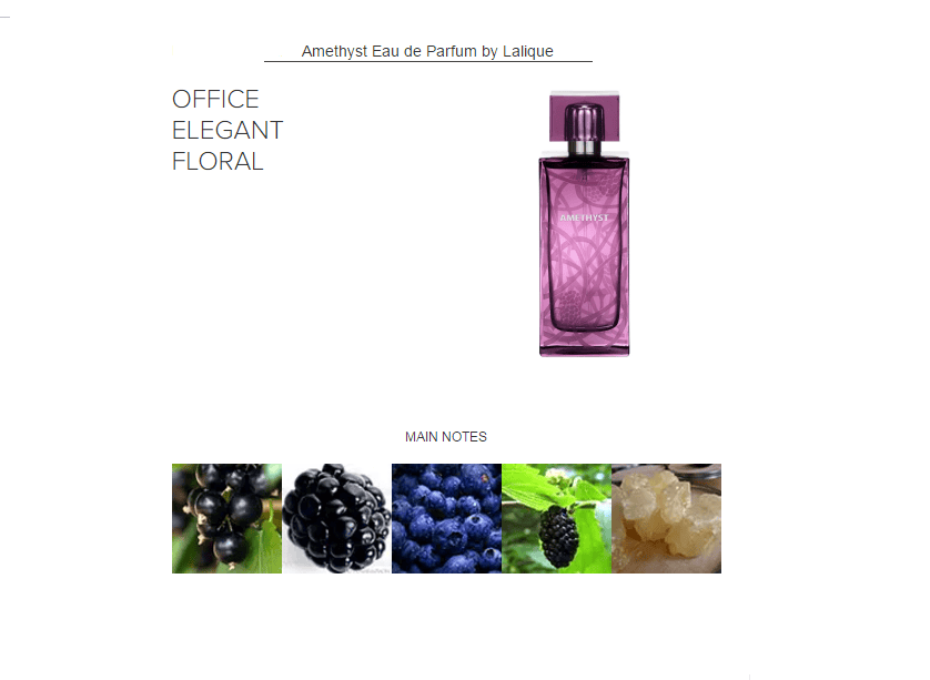 Get In The Holiday Spirit With Amethyst Eau de Parfum by Lalique