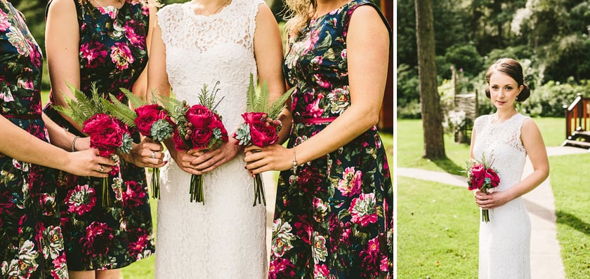 Vintage Floral Bridesmaids