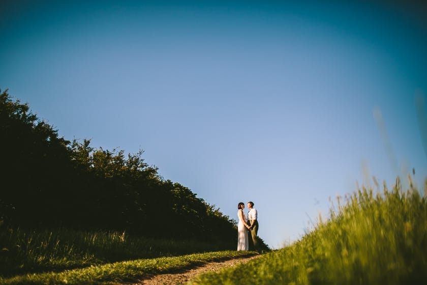 Out to grass wedding reception