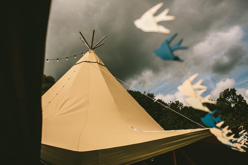 Tipi Wedding Derbyshire