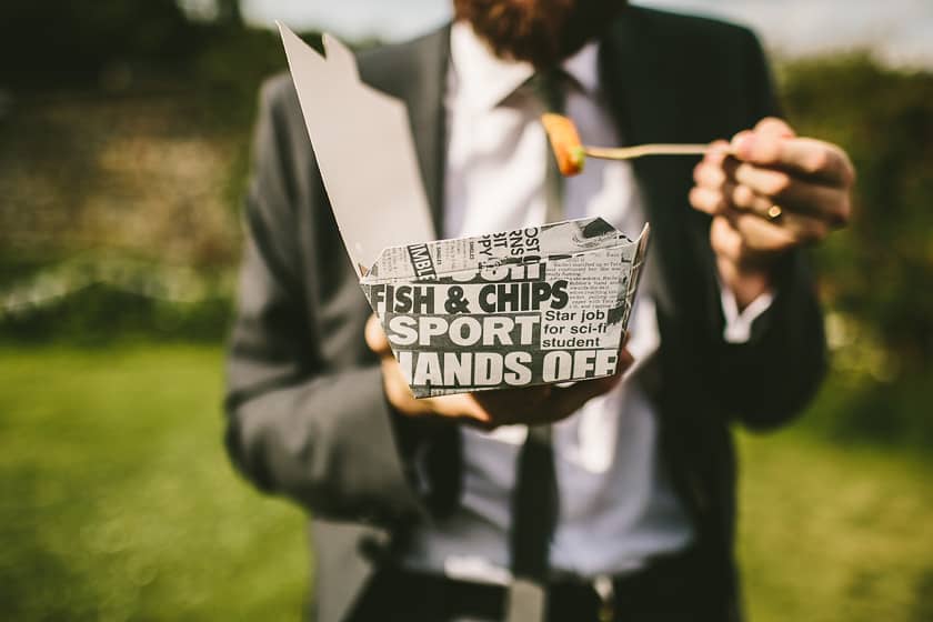 Wedding Day Fish and Chips