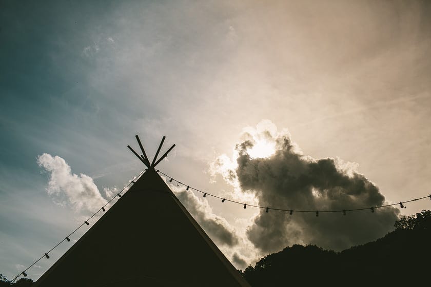 Teepee Wedding Pictures