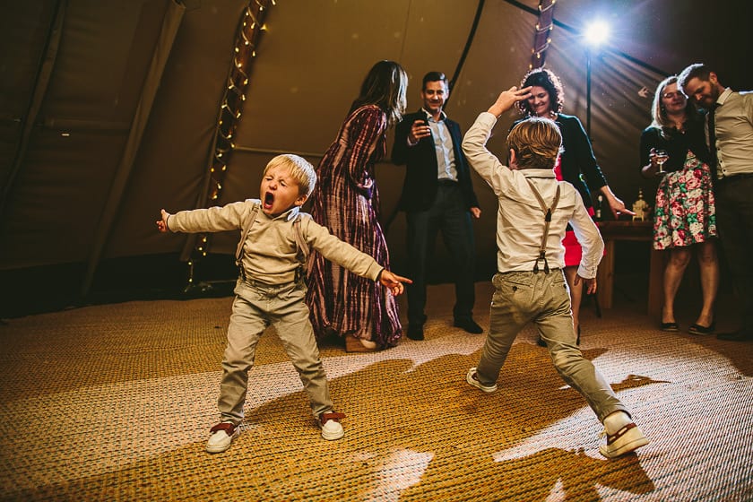 Children Dancing at wedding