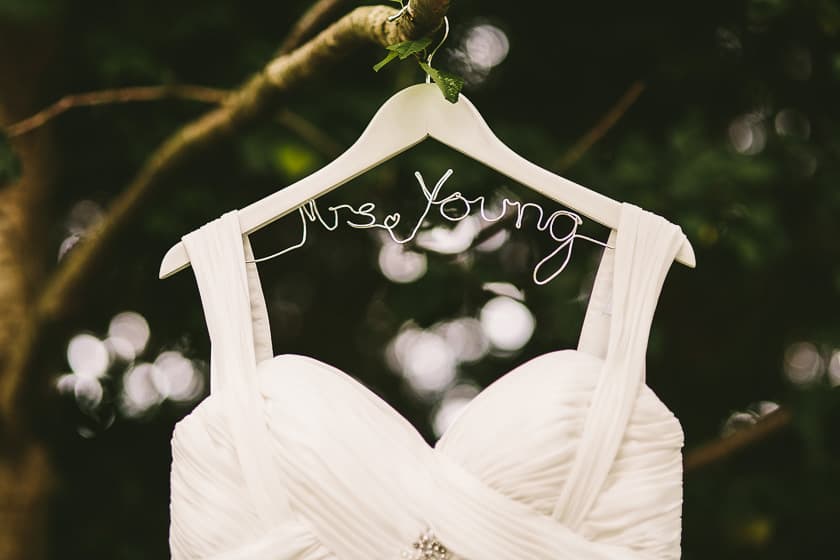 Wedding Dress Surname Hanger