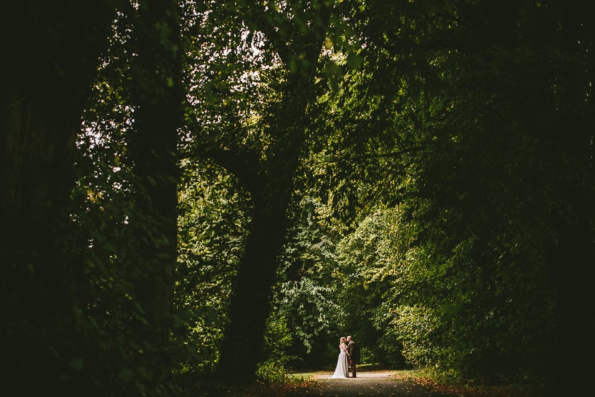 Creative wedding portraits