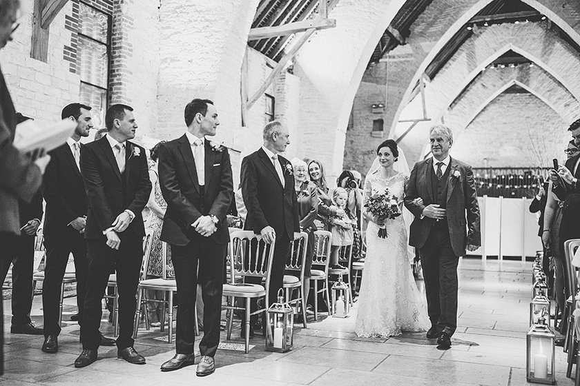 tithe barn wedding photography