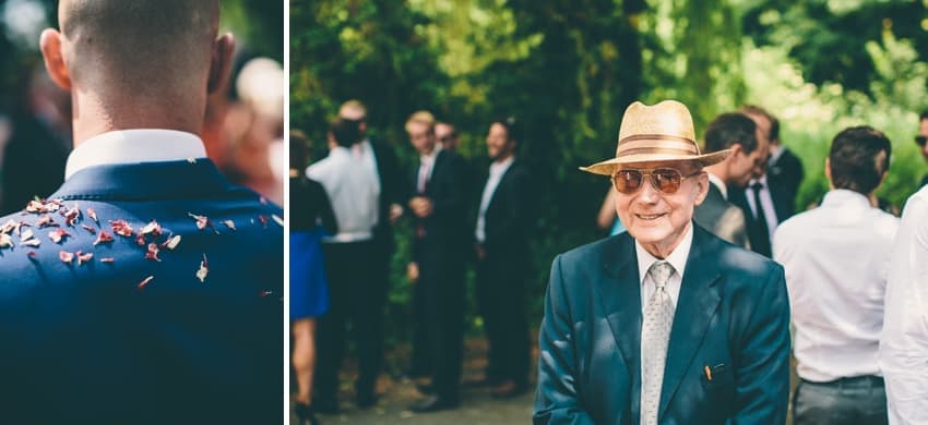 Grandad on wedding day