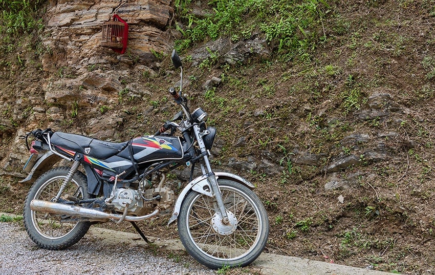 Motorbike and Bird Cage