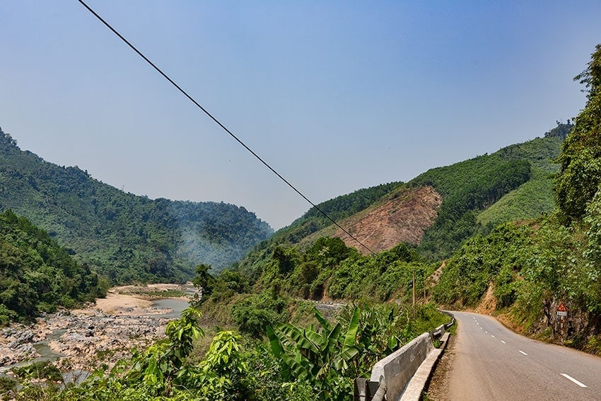 Clear cut along Ho Chi Minh Trail