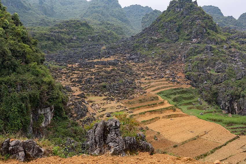 Stone fields outside of Mèo Vạc