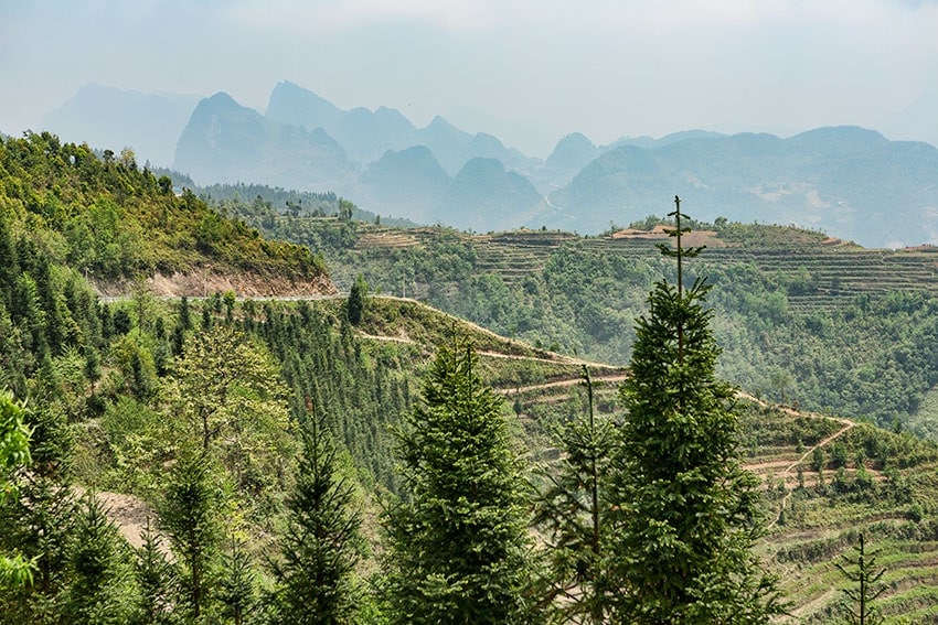 Mountain in North Vietnam