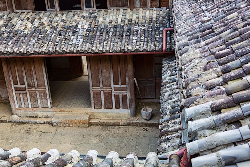 View of the courtyard