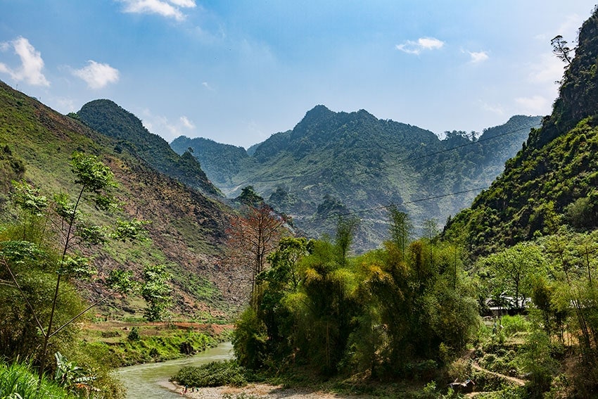 Small stream in the mountains