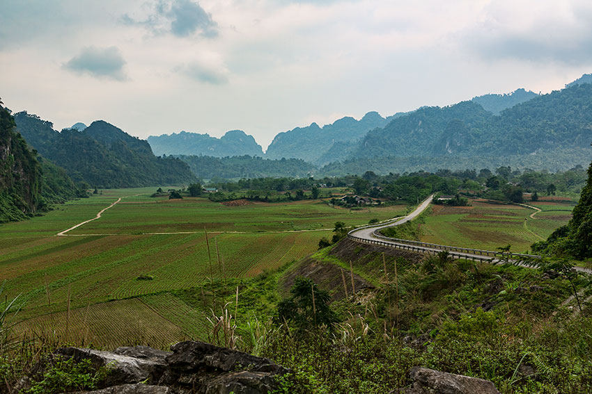 Road into the valley