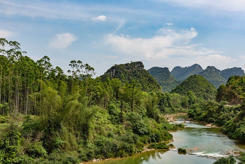 The Chinese border