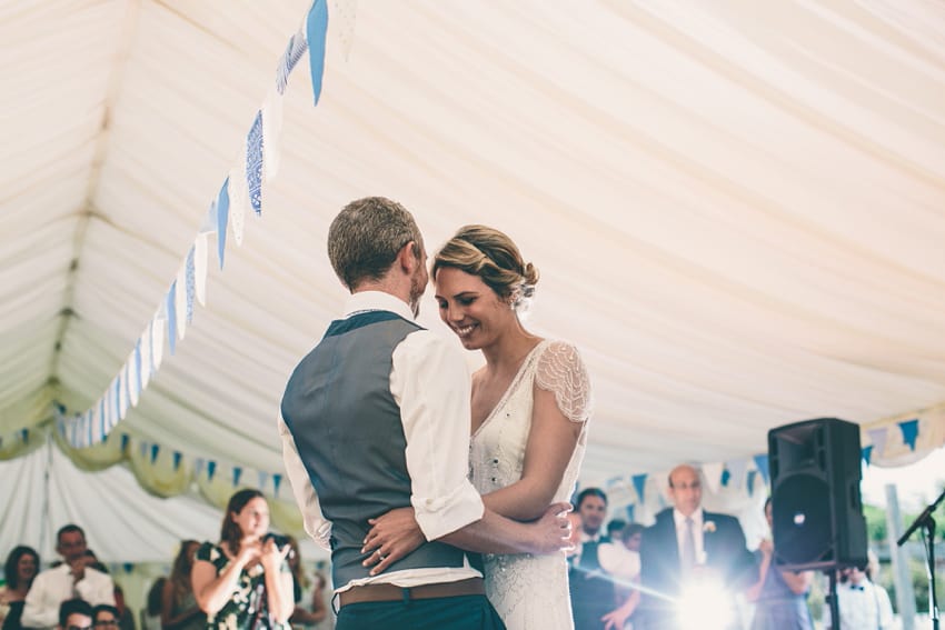 First dance wedding photograph