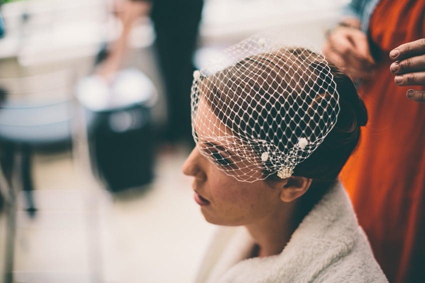 vintage inspired wedding hair