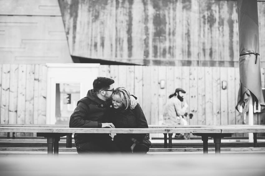 Shoreditch engagement shoot