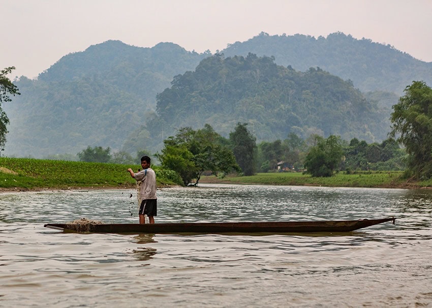 A fisherman