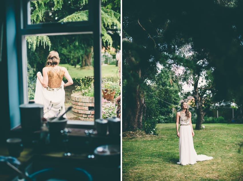 Summer bridal portraits