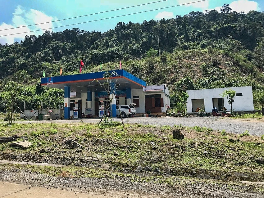 A new gas station along the way