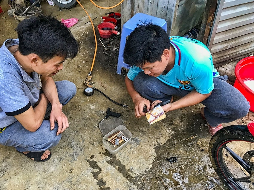 Tire Repair Shop