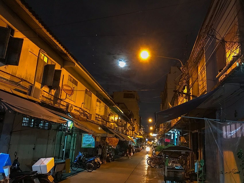 Moon over Bangkok