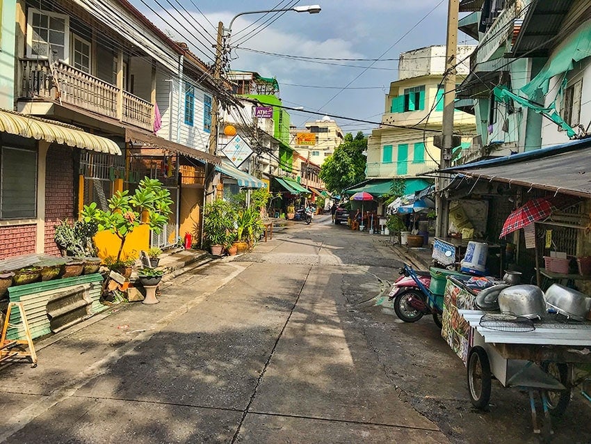 Small street in Bangkok