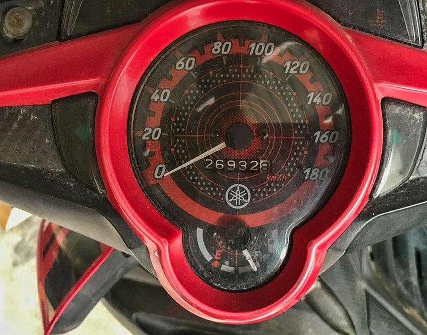 My bike has now 26932 km on the clock