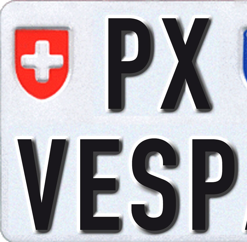 Nummernschild Individuell für Ausstellungszwecke, als Geschenk, etc. – Bild 5