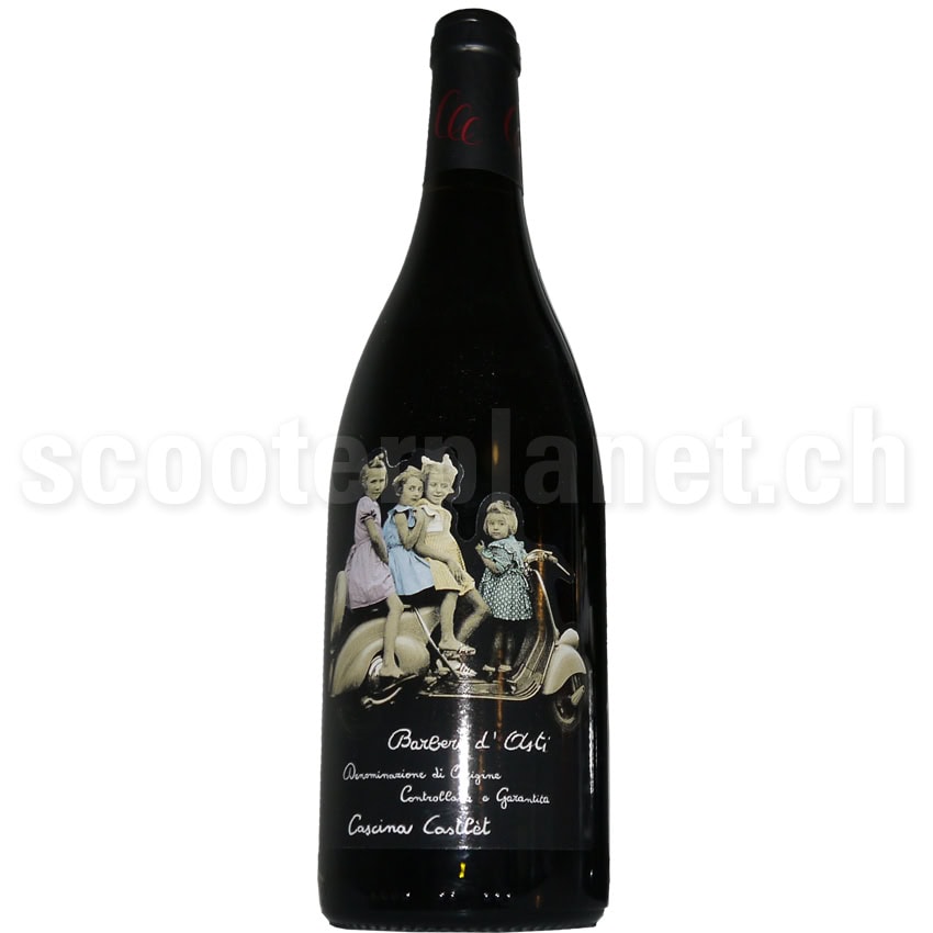 CASCINA CASTLÈT - Vespa-Wein Barbera d'Asti DOC 7.5 dl
