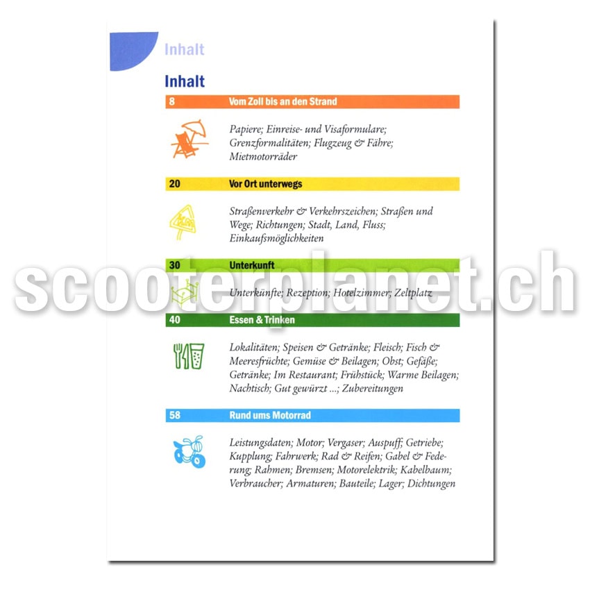 Alternative view of Taschen-Buch "Das Motorrad-Wörterbuch" (Reise und Technik) Deutsch-Italienisch